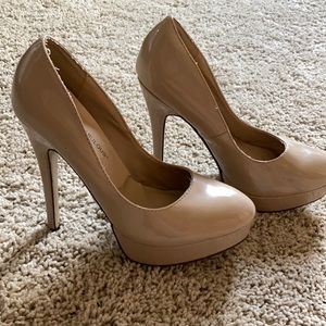 Tan JustFab pumps